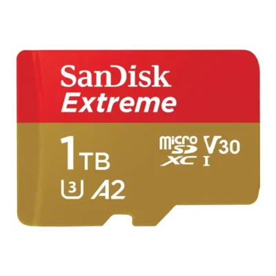 SanDisk 1TB Extreme microSDXC UHS-I/U3 A2 Memory Card with Adapter, Speed Up to 190MB/s (SDSQXAV-1T00-GN6MA)