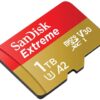 SanDisk 1TB Extreme microSDXC UHS-I/U3 A2 Memory Card with Adapter, Speed Up to 190MB/s (SDSQXAV-1T00-GN6MA)