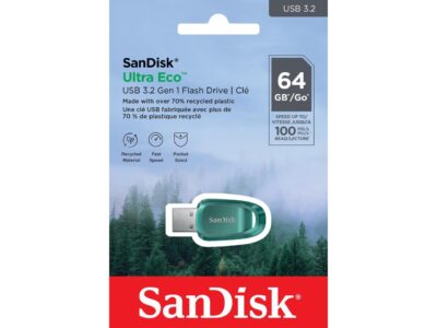 Sandisk 64GB Ultra Eco USB 3.2 Gen 1 Flash Drive, Speed Up to 100MB/s (SDCZ96-064G-G46)