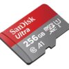 SanDisk 256GB Ultra microSDXC A1 UHS-I/U1 Class 10 Memory Card with Adapter, Speed Up to 150MB/s (SDSQUAC-256G-GN6MA)