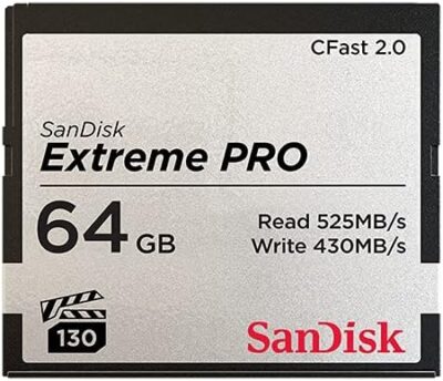 SanDisk 512GB Extreme PRO CFast 2.0 Memory Card - SDCFSP-512G-G46D