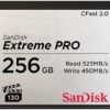 SanDisk 512GB Extreme PRO CFast 2.0 Memory Card - SDCFSP-512G-G46D