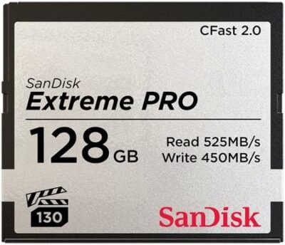 SanDisk 512GB Extreme PRO CFast 2.0 Memory Card - SDCFSP-512G-G46D