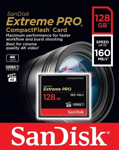 SanDisk 64GB Extreme PRO Compact Flash Memory Card UDMA 7 Speed Up To 160MB/s - SDCFXPS-064G-X46