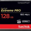 SanDisk 128GB Extreme PRO CompactFlash Memory Card UDMA 7 Speed Up To 160MB/s- SDCFXPS-128G-X46