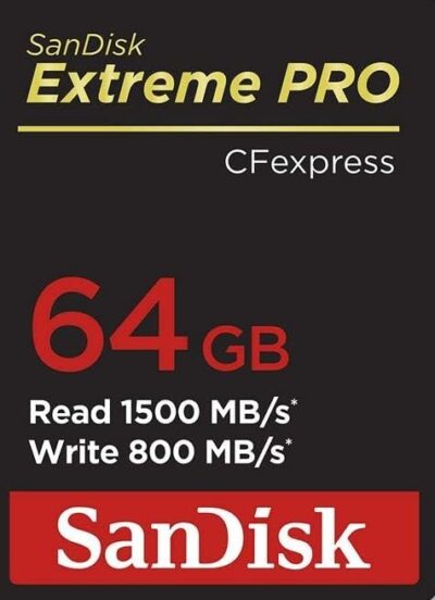 SanDisk Extreme Pro 64GB CFExpress Flash Card Model SDCFE-064G-GN4NN