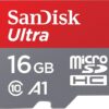 [Older Version] SanDisk 16GB Ultra microSDHC UHS-I Memory Card with Adapter - 98MB/s, C10, U1, Full HD, A1, Micro SD Card - SDSQUAR-016G-GN6MA