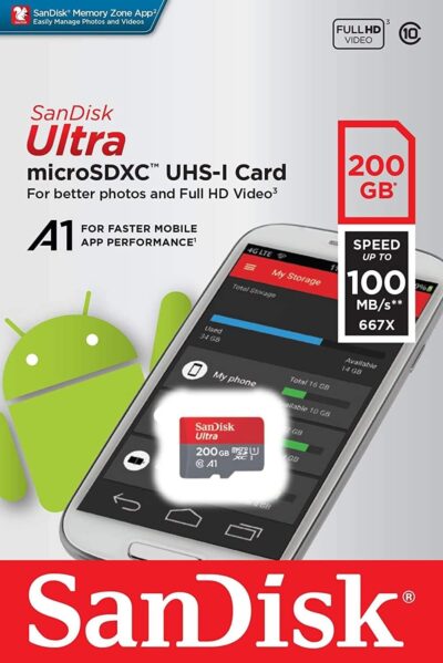 [Older Version] SanDisk 16GB Ultra microSDHC UHS-I Memory Card with Adapter - 98MB/s, C10, U1, Full HD, A1, Micro SD Card - SDSQUAR-016G-GN6MA