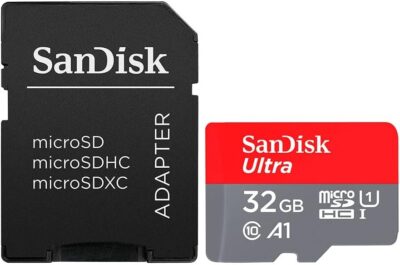 [Older Version] SanDisk 16GB Ultra microSDHC UHS-I Memory Card with Adapter - 98MB/s, C10, U1, Full HD, A1, Micro SD Card - SDSQUAR-016G-GN6MA