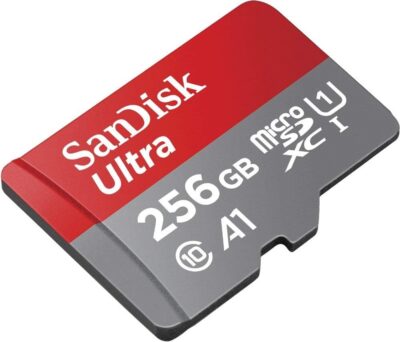 SanDisk MicroSD 256GB Ultra Memory Card Works with Wyze Cam v3 Pro, Wyze Cam Outdoor v2 Smart Camera (SDSQUAC-256G-GN6MN) Bundle with (1) Everything But Stromboli Micro SDXC & SD Card Reader