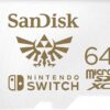 SanDisk 128GB (1 Pack) MicroSD Nintendo Switch MicroSDXC Memory Card for Switch & Switch Lite SDSQXAO-128G Bundle with (1) GoRAM Case (128, GB), Red, SDSQXAO-128G-GN3ZN