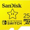 SanDisk 128GB (1 Pack) MicroSD Nintendo Switch MicroSDXC Memory Card for Switch & Switch Lite SDSQXAO-128G Bundle with (1) GoRAM Case (128, GB), Red, SDSQXAO-128G-GN3ZN