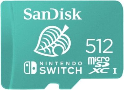 SanDisk 128GB (1 Pack) MicroSD Nintendo Switch MicroSDXC Memory Card for Switch & Switch Lite SDSQXAO-128G Bundle with (1) GoRAM Case (128, GB), Red, SDSQXAO-128G-GN3ZN