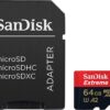 SanDisk 64GB Extreme PRO? microSD? UHS-I Card with Adapter C10, U3, V30, A2, 200MB/s Read 90MB/s Write SDSQXCU-064G-GN6MA