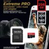 SanDisk 256GB Extreme PRO? microSD? UHS-I Card with Adapter C10, U3, V30, A2, 200MB/s Read 140MB/s Write SDSQXCD-256G-GN6MA