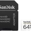 SanDisk 512GB High Endurance Video microSDXC Card with Adapter for Dash Cam and Home Monitoring Systems - C10, U3, V30, 4K UHD, Micro SD Card - SDSQQNR-512G-GN6IA