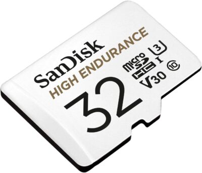 SanDisk 512GB High Endurance Video microSDXC Card with Adapter for Dash Cam and Home Monitoring Systems - C10, U3, V30, 4K UHD, Micro SD Card - SDSQQNR-512G-GN6IA