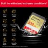 SanDisk 64GB Extreme SDXC UHS-I Memory Card - C10, U3, V30, 4K, UHD, SD Card - SDSDXV2-064G-GNCIN