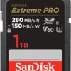 SanDisk 128GB Extreme PRO SDXC UHS-II Memory Card - C10, U3, V60, 6K, 4K UHD, SD Card - SDSDXEP-128G-GN4IN