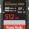 SanDisk 128GB Extreme PRO SDXC UHS-II Memory Card - C10, U3, V60, 6K, 4K UHD, SD Card - SDSDXEP-128G-GN4IN