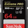 SanDisk 512GB Extreme PRO SDXC UHS-II Memory Card - C10, U3, V90, 8K, 4K, Full HD Video, SD Card - SDSDXDK-512G-GN4IN