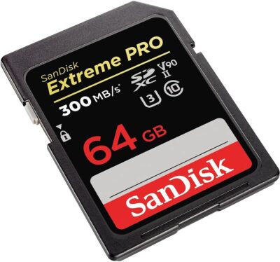 SanDisk 512GB Extreme PRO SDXC UHS-II Memory Card - C10, U3, V90, 8K, 4K, Full HD Video, SD Card - SDSDXDK-512G-GN4IN