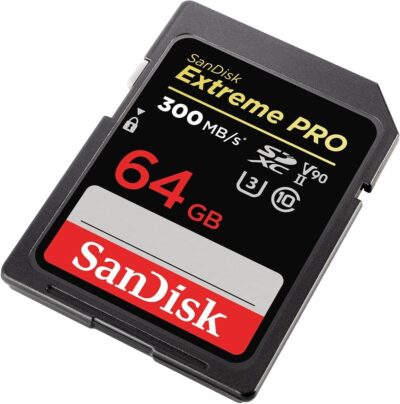 SanDisk 512GB Extreme PRO SDXC UHS-II Memory Card - C10, U3, V90, 8K, 4K, Full HD Video, SD Card - SDSDXDK-512G-GN4IN