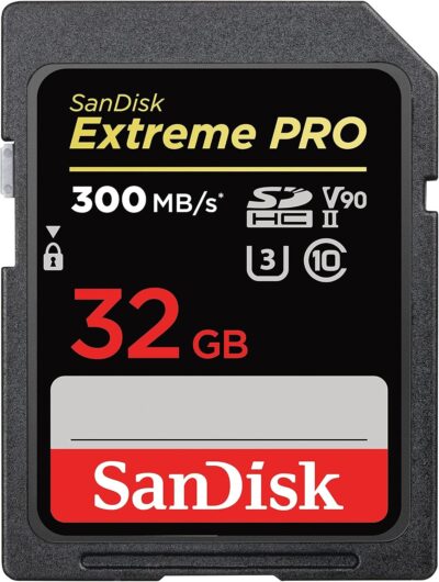 SanDisk 512GB Extreme PRO SDXC UHS-II Memory Card - C10, U3, V90, 8K, 4K, Full HD Video, SD Card - SDSDXDK-512G-GN4IN