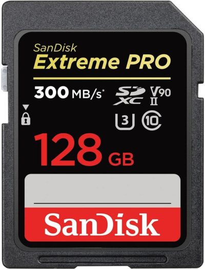 SanDisk 512GB Extreme PRO SDXC UHS-II Memory Card - C10, U3, V90, 8K, 4K, Full HD Video, SD Card - SDSDXDK-512G-GN4IN