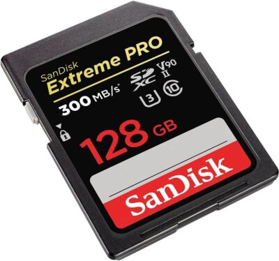 SanDisk 512GB Extreme PRO SDXC UHS-II Memory Card - C10, U3, V90, 8K, 4K, Full HD Video, SD Card - SDSDXDK-512G-GN4IN