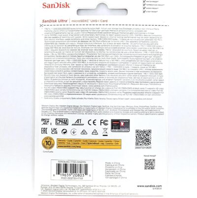 SanDisk 1.5TB Ultra microSDXC UHS-I Memory Card - Up to 150MB/s, C10, U1, Full HD, A1, MicroSD Card - SDSQUAC-1T50-GN6MN