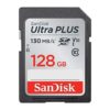 SanDisk Ultra PLUS SD Card, 128GB, SDSDUW3-128G-AN6IN