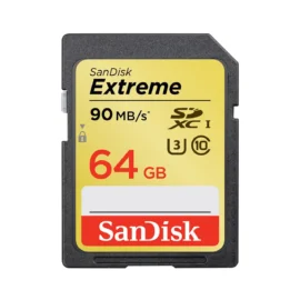 SanDisk 64GB SD extreme U3 4K 600X 90mb/s 16G SDHC UHS-I - Pack of 5