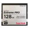 SanDisk Extreme Pro 128GB CFast 2.0 Flash Card Model SDCFSP-128G-G46D