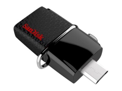 SanDisk 32GB Ultra Dual OTG USB 3.0 Flash Drive, Speed Up to 150MB/s (SDDD2-032G-GAM46)