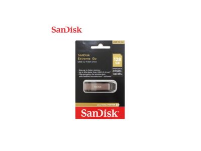 SanDisk 128GB Extreme Go USB 3.2 Type-A Flash Drive, Speed Up to 400MB/s (SDCZ810-128G-G46)