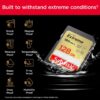 SanDisk 128GB Extreme SDXC UHS-I/U3 Class 10 V30 Memory Card, Speed Up to 180MB/s (SDSDXVA-128G-GNCIN)