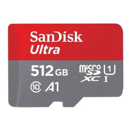 Sandisk Ultra A1 512Gb MicroSDXC UHS-I Memory Card (SDSQUAC-512G-GN6MN)