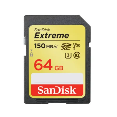 SanDisk Extreme 64 GB UHS-I SDHC SDSDXV6064GANCIN