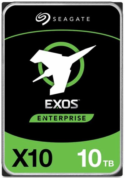 Seagate Exos X10 ST10000NM0126 10TB 7.2K RPM SATA 6Gb/s 512e 256MB 3.5" Hard Drive