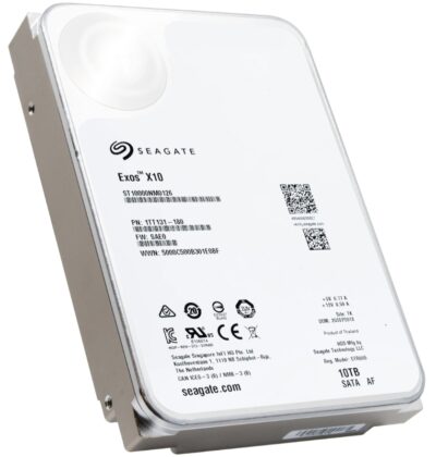 Seagate Exos X10 ST10000NM0126 10TB 7.2K RPM SATA 6Gb/s 512e 256MB 3.5" Hard Drive