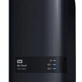 WD Cloud WDBVBZ0040JCH-NESN My EX2 Ultra Network Attached Storage - NAS, 4TB Total Hard Drive Capacity Installed, 1GB Standard Memory, My Cloud OS 3