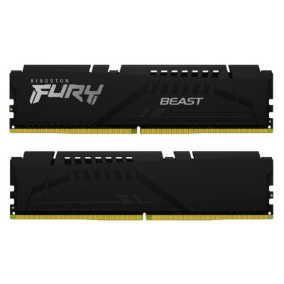 Kingston FURY Beast 32GB (2 x 16GB) 288-Pin PC RAM DDR5 5200 (PC5 41600) Desktop Memory Model KF552C40BBK2-32