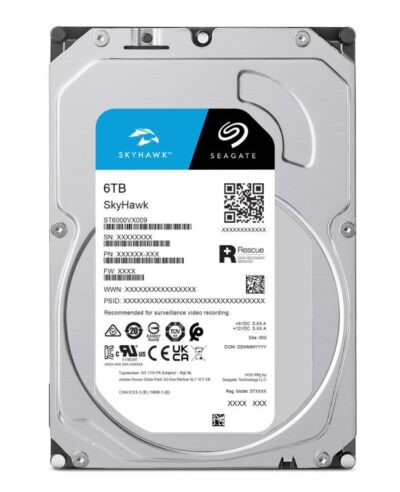 Seagate Skyhawk 6TB Video Internal HDD ?C 3.5 Inch SATA 6Gb/s 256MB Cache for  (ST6000VX009)