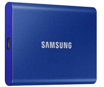 Samsung T7 Portable SSD - 1 TB - USB 3.2 Gen.2 Externe SSD Indigo Blue (MU-PC1T0H/WW)