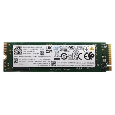 Intel 660P SSDPEKNW512GZL 512GB QLC Nvme M.2 2280 Pcie GEN3 X4 SSD SSS0Z97089 M.2 SSD/Solid State Drive