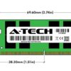 32GB RAM Replacement for Micron MTA16ATF4G64HZ-3G2, MTA16ATF4G64HZ-3G2B2, MTA16ATF4G64HZ-3G2E1, MTA16ATF4G64HZ-3G2E2 | DDR4 3200MHz PC4-25600 SODIMM 2Rx8 Laptop Memory