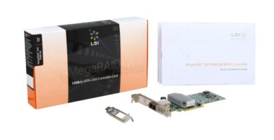 LSI 9380 MegaRAID MR SAS 9380-8e (LSI00438) PCI-Express 3.0 x8 Low Profile SAS RAID Controller Card--Avago Technologies