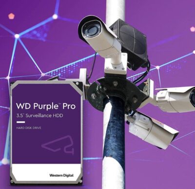 WD Purple 3TB Surveillance Hard Disk Drive - 5400 RPM Class SATA 6Gb/s 64MB Cache 3.5 Inch WD30PURZ