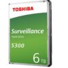 TOSHIBA surveillance S300 HDWT360UZSVAR 6TB 7200 RPM 256MB Cache SATA 6.0Gb/s 3.5" Internal Hard Drive - WHITE BOX